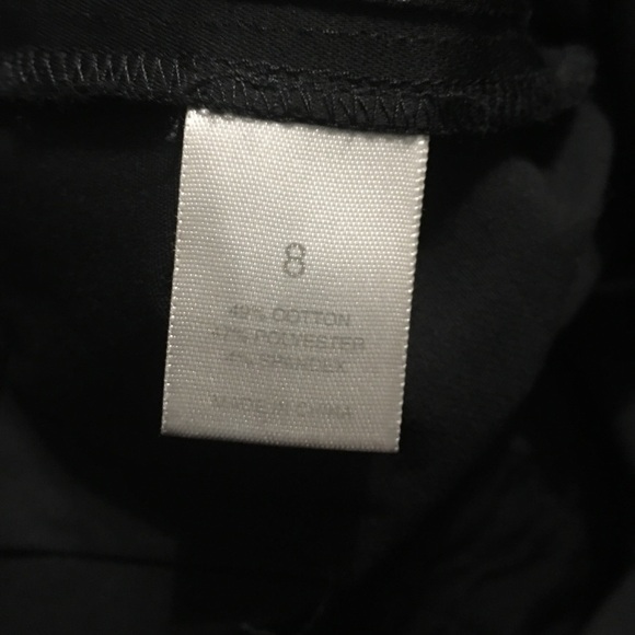 DKNY City Black Sateen Trouser Pants - Picture 8 of 8